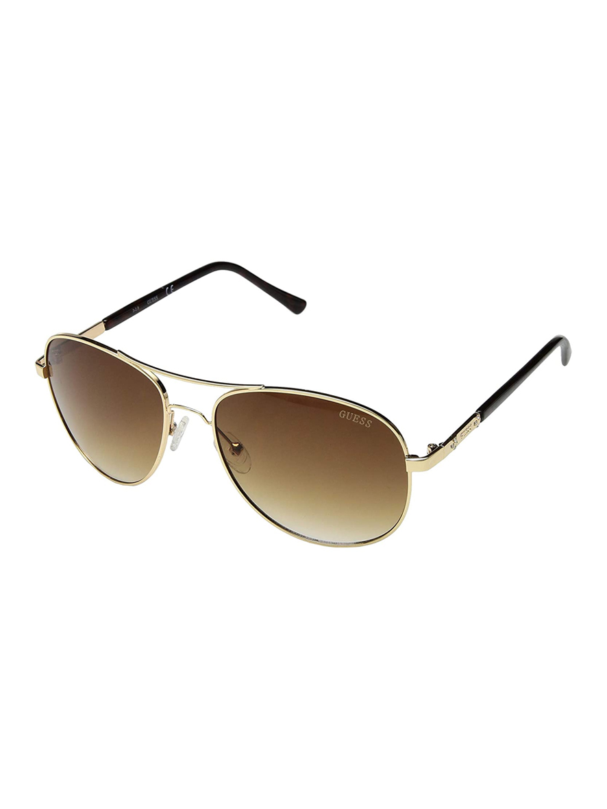 Guess Sunglasses Gold Gradient Brown