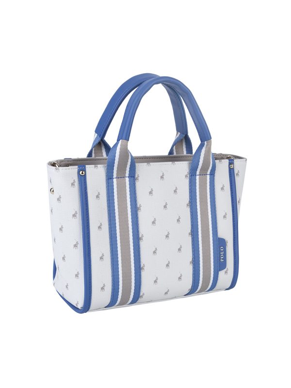 Polo Portofino Small Shopper Crossbody Bag Blue