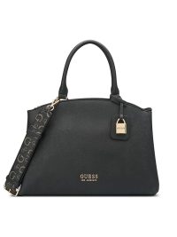 Guess Easley Satchel Bag Black