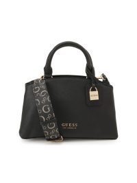 Guess Easley Small Satchel Bag Black