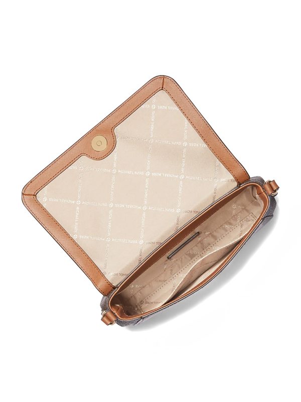 Michael Kors Medium Logo Convertible Crossbody Bag Brown