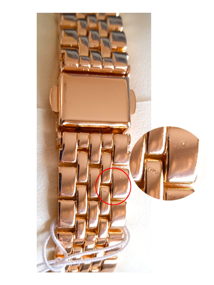 Anne Klein Women's Glitter Accented Bangle Watch Lavender Rose Gold