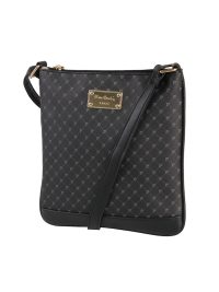 Pierre Cardin Guliana Core Logo Crossbody Bag Black Grey
