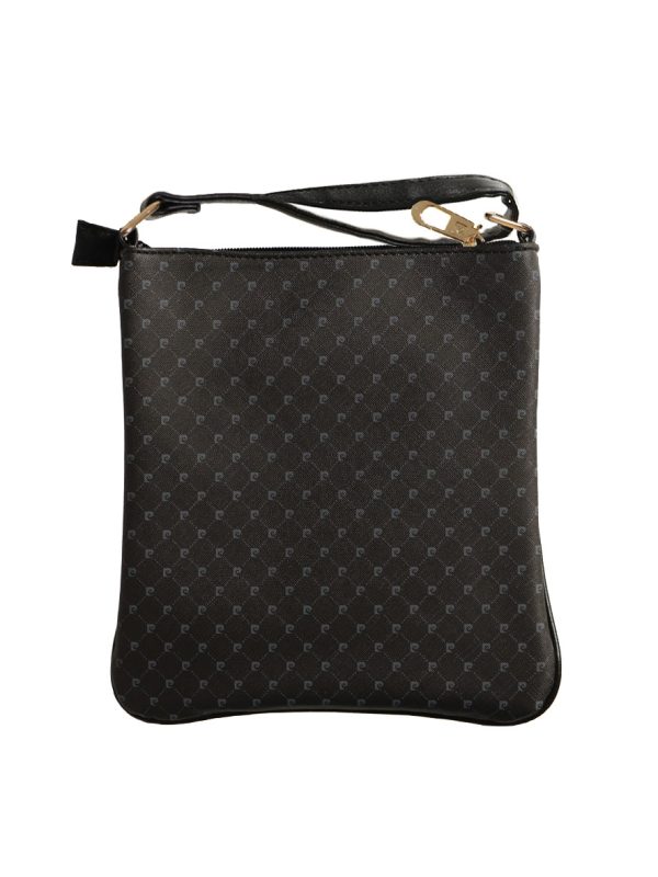 Pierre Cardin Guliana Core Logo Crossbody Bag Black Grey