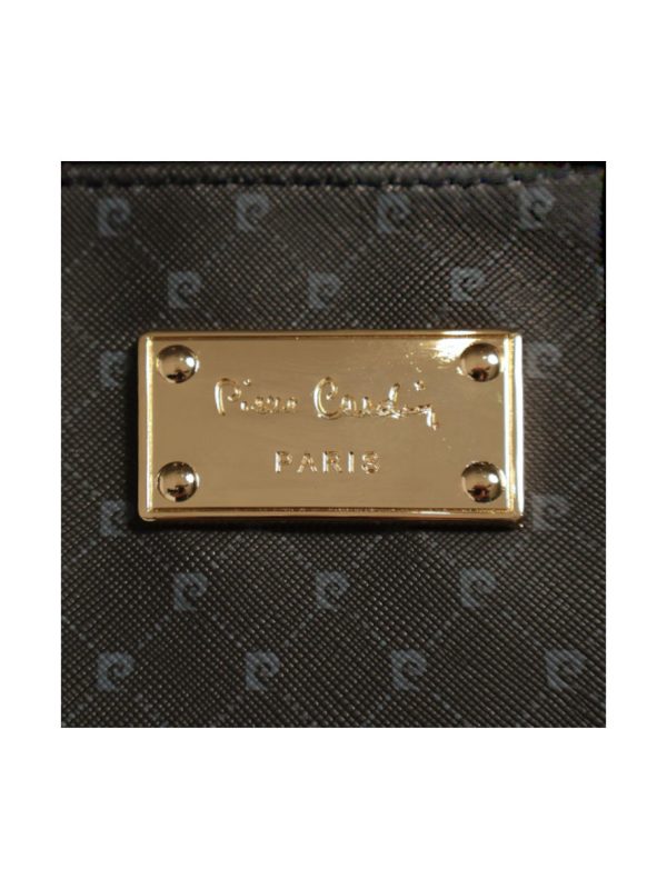 Pierre Cardin Guliana Core Logo Crossbody Bag Black Grey