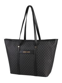 Pierre Cardin Guliana Core Logo Tote Bag Black Grey