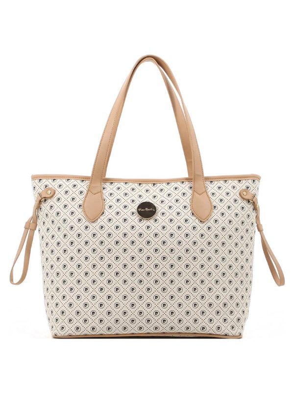 Pierre Cardin Karina Tote Bag White Beige