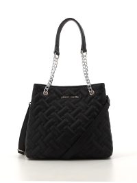 Pierre Cardin Ariana Quilted Satchel Bag Black