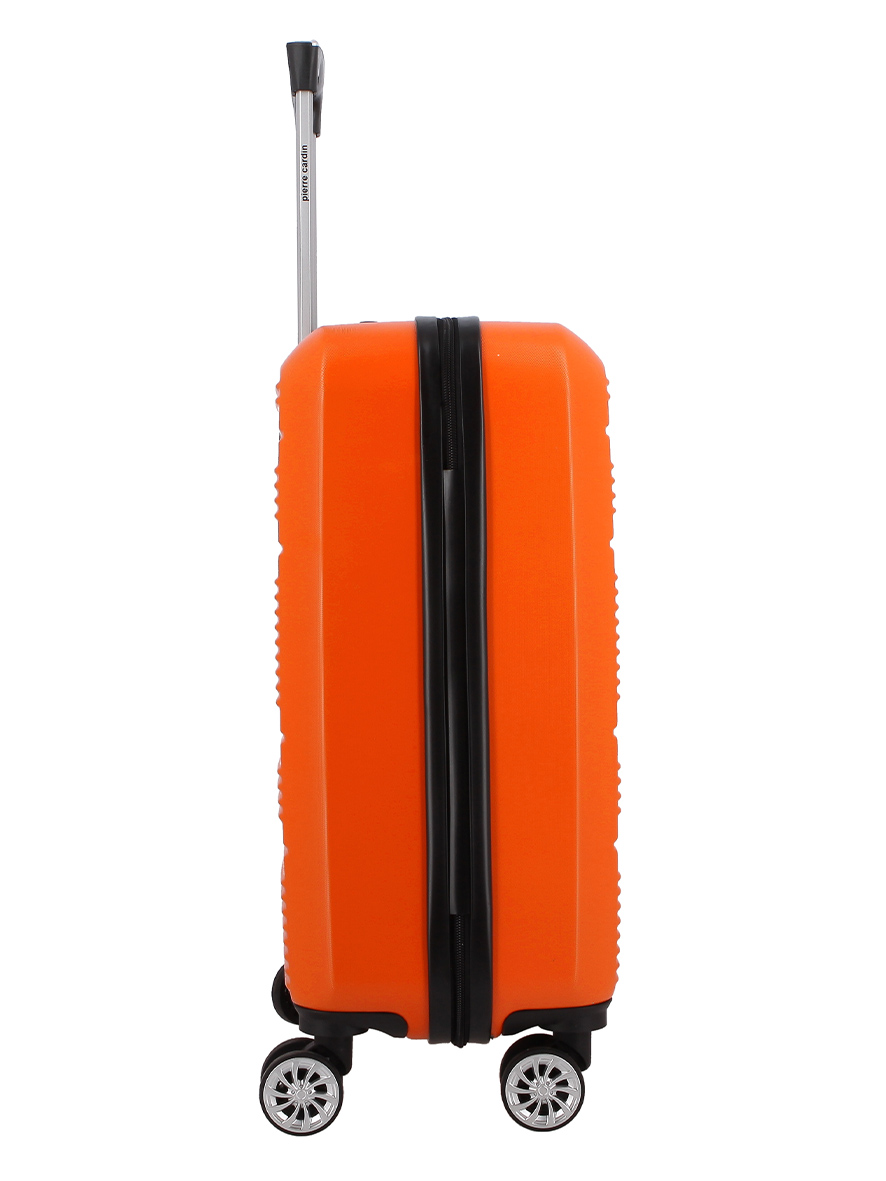 Pierre Cardin Gaspar ABS 20' Hard Case Luggage Bag Orange Black