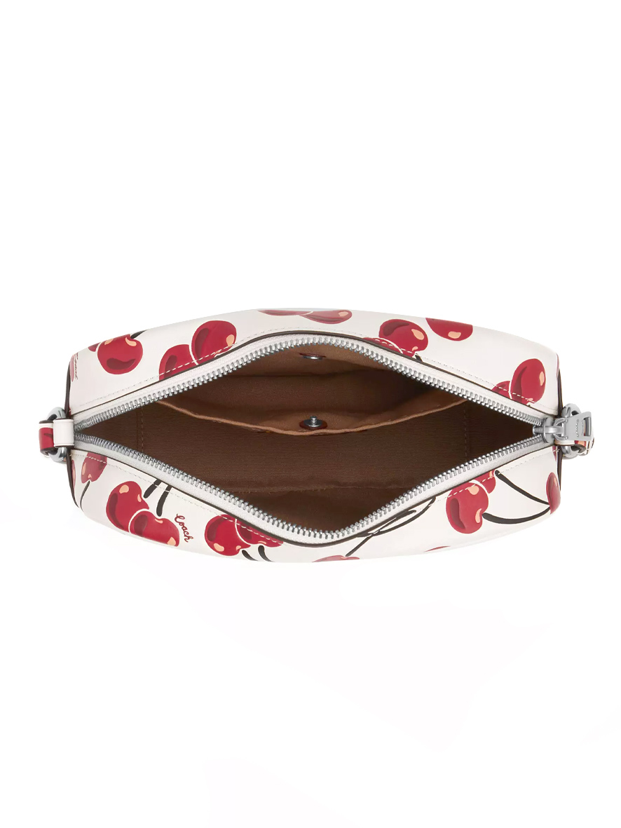 Coach Jamie Camera Bag With Cherry Print Silver Chalk Multi