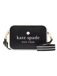 Kate Spade Oh Snap Camera Bag Saffiano Leather Black Multi