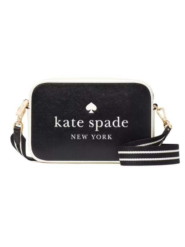 Kate Spade Oh Snap Camera Bag Saffiano Leather Black Multi