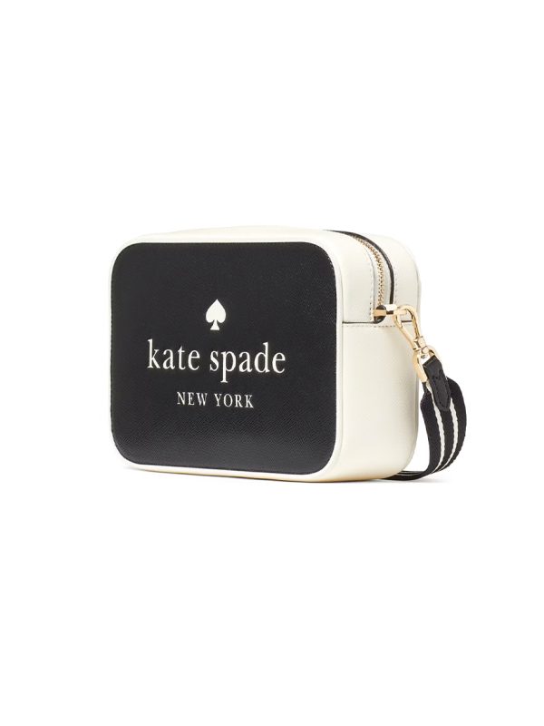 Kate Spade Oh Snap Camera Bag Saffiano Leather Black Multi