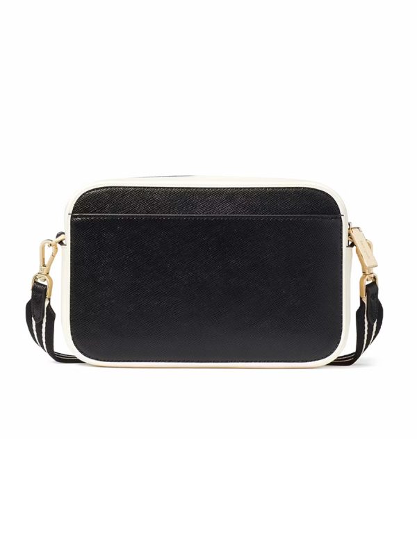 Kate Spade Oh Snap Camera Bag Saffiano Leather Black Multi