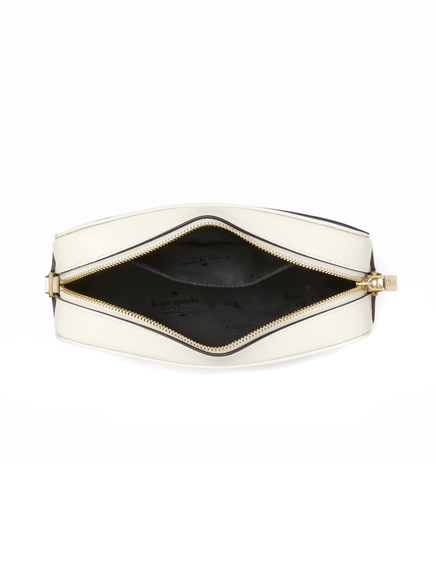Kate Spade Oh Snap Camera Bag Saffiano Leather Black Multi