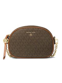 Michael Kors Jet Set Small Logo Convertible Camera Bag Brown