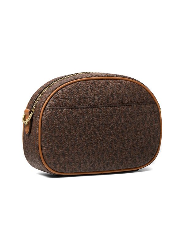 Michael Kors Jet Set Small Logo Convertible Camera Bag Brown