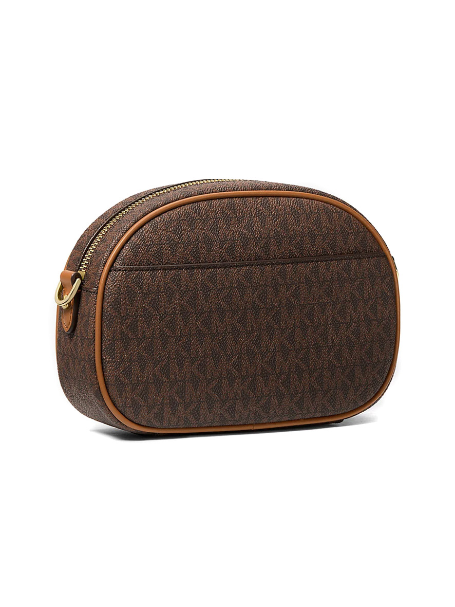 Michael Kors Jet Set Small Logo Convertible Camera Bag Brown