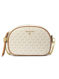 Michael Kors Jet Set Small Logo Convertible Camera Bag Vanilla