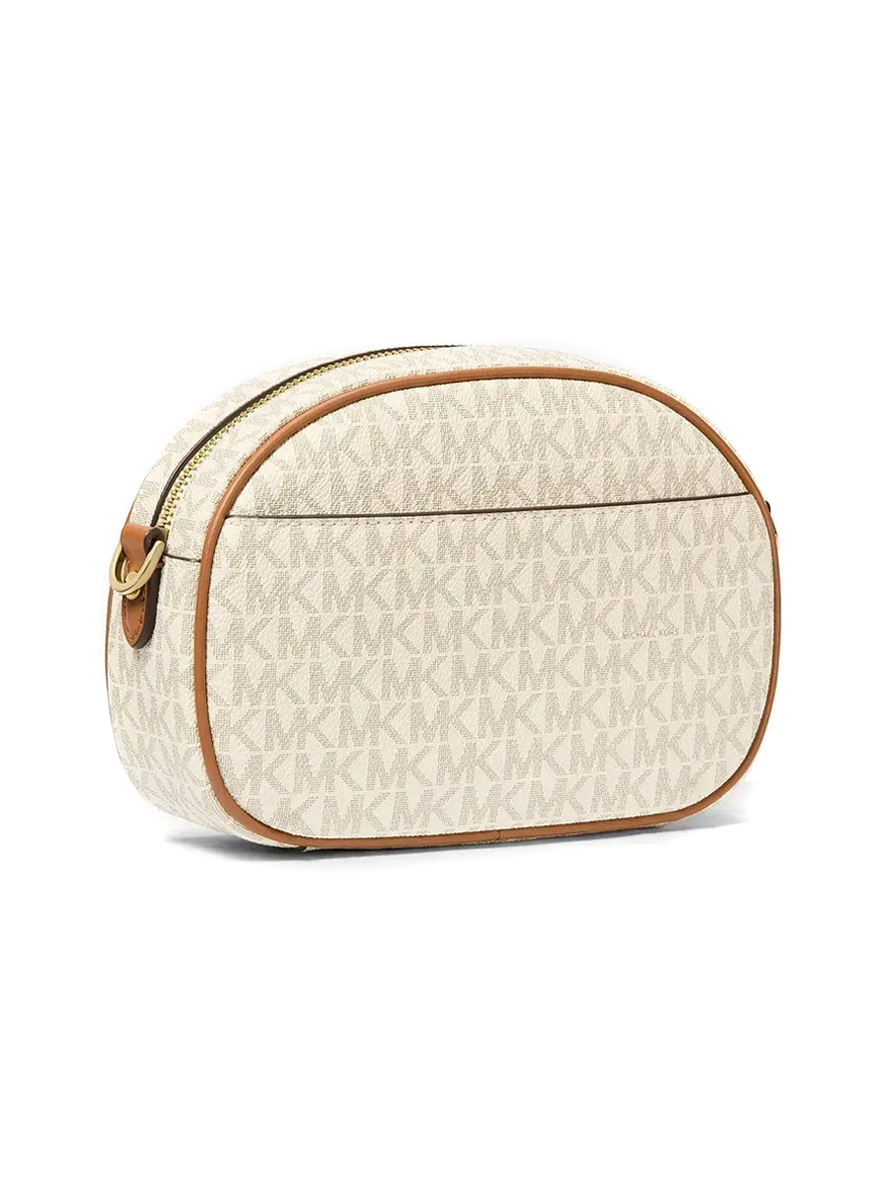 Michael Kors Jet Set Small Logo Convertible Camera Bag Vanilla