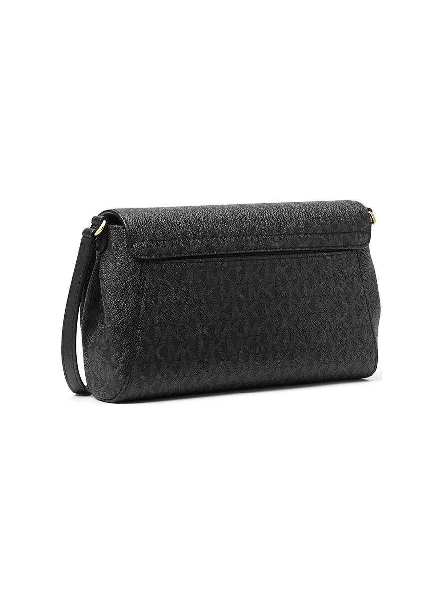Michael Kors Medium Logo Convertible Crossbody Bag Black