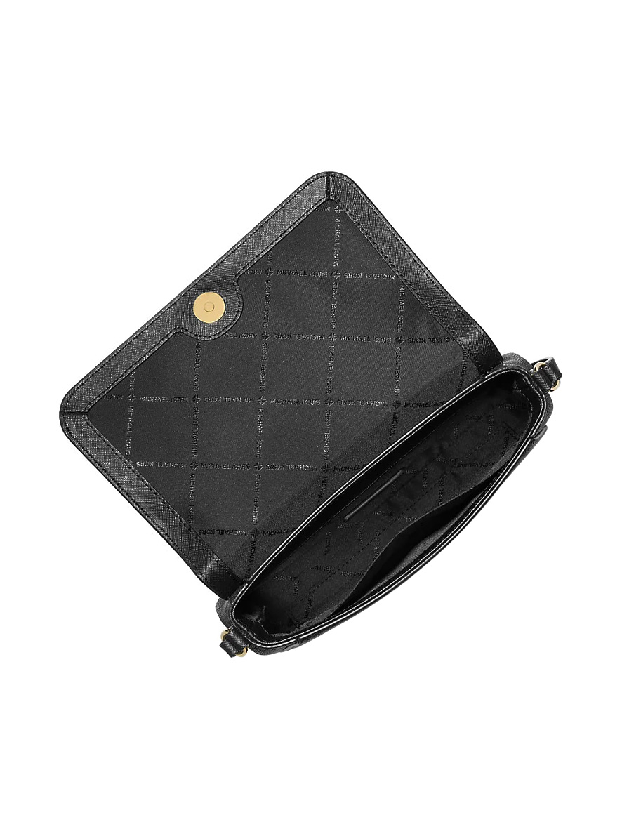 Michael Kors Medium Logo Convertible Crossbody Bag Black