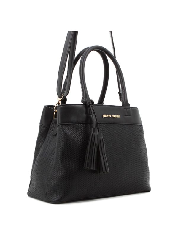 Pierre Cardin Christie Satchel Black