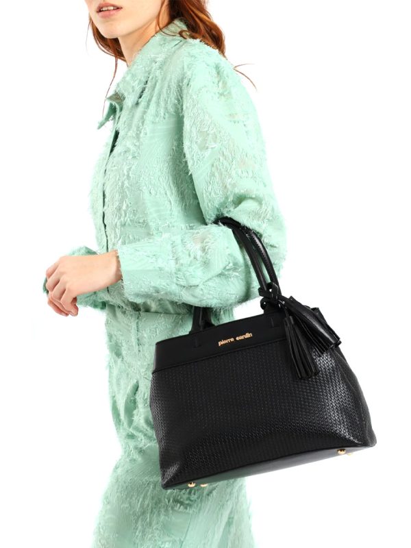 Pierre Cardin Christie Satchel Black