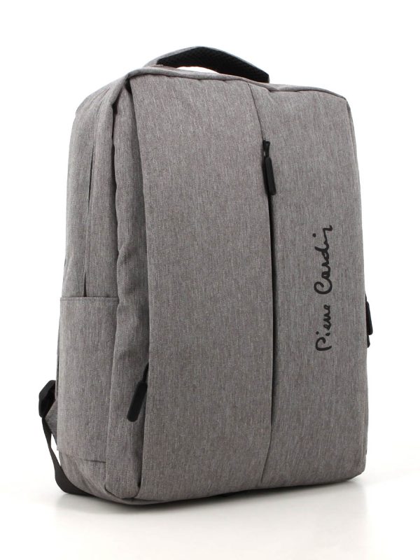 Pierre Cardin Moreau Laptop Backpack Grey