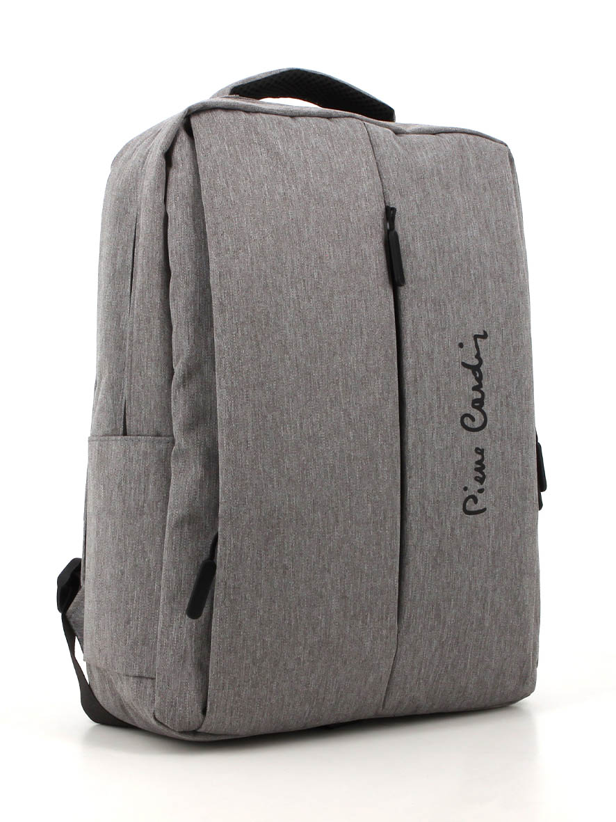 Pierre Cardin Moreau Laptop Backpack Grey