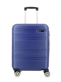 Pierre Cardin Gaspar ABS Hard Case Luggage Bag Blue Black