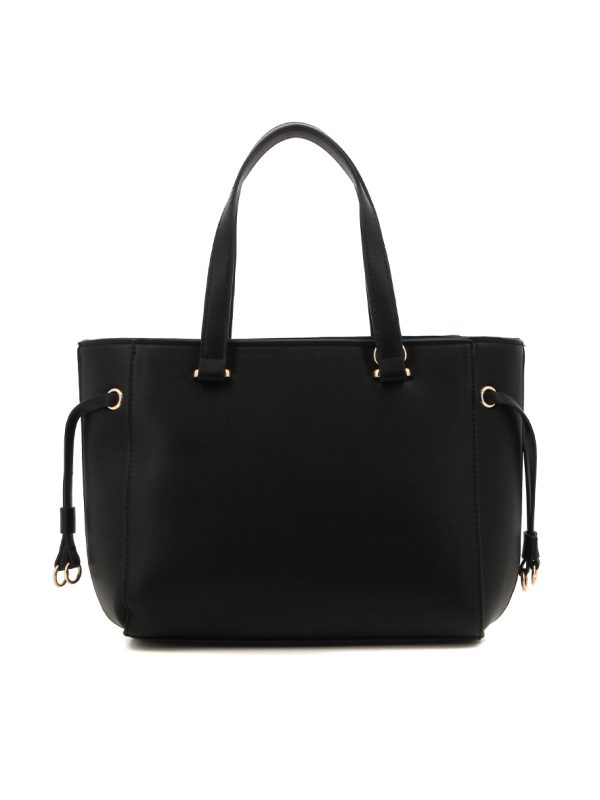 Pierre Cardin Maxine Textured Satchel Black