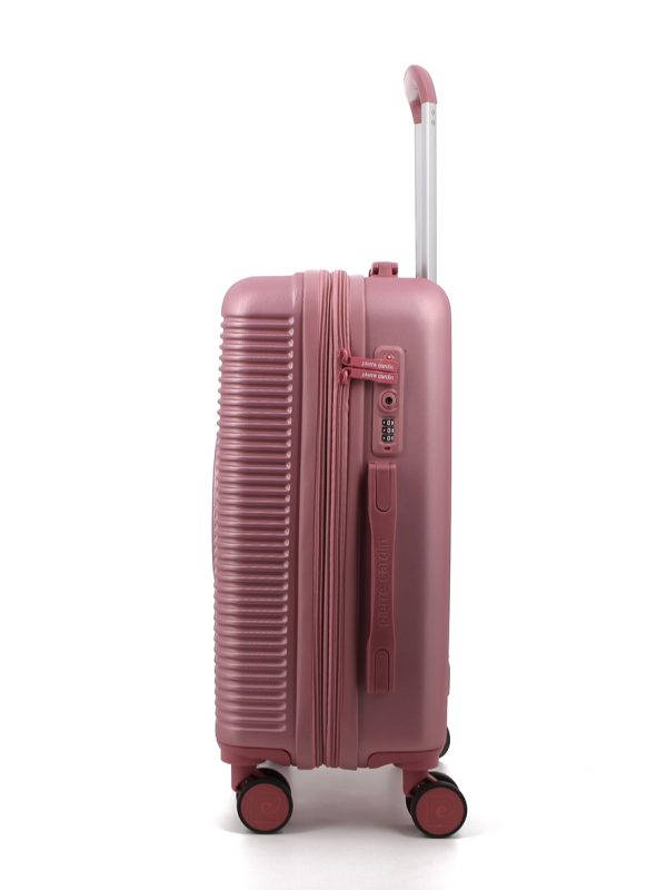 Pierre Cardin Saturn Hard Case Luggage Bag Pink