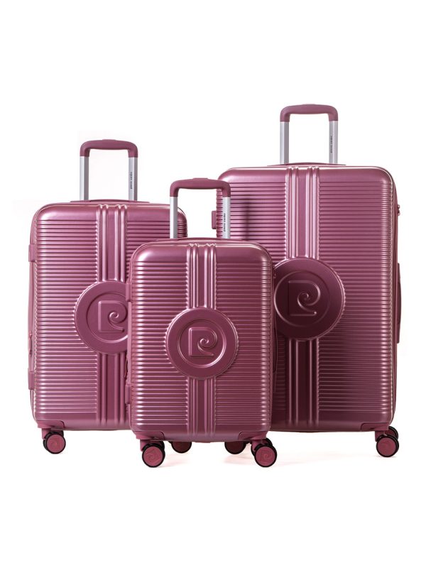 Pierre Cardin Saturn Hard Case Luggage Bag Pink