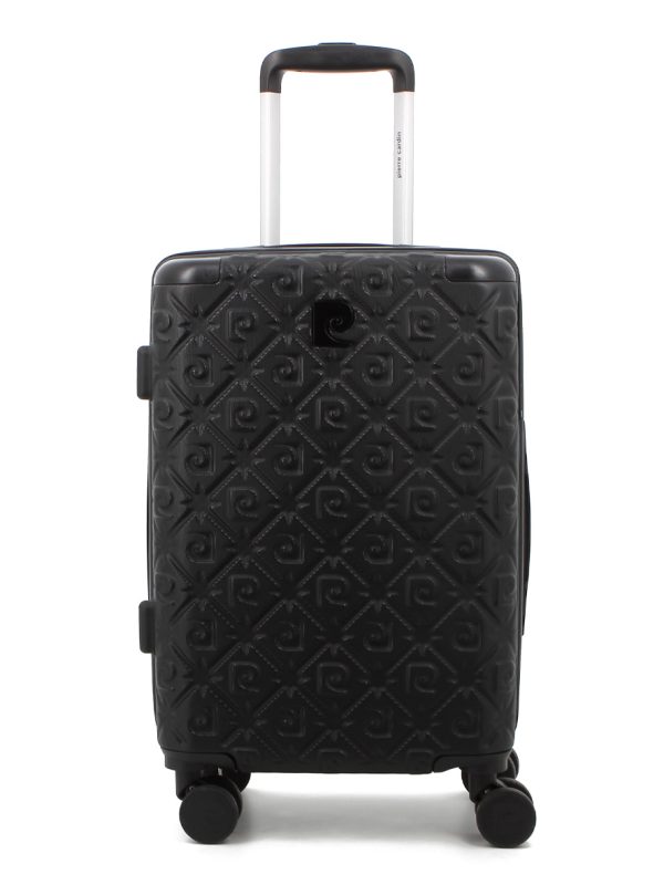Pierre Cardin Tauri ABS Hard Case Luggage Bag Black