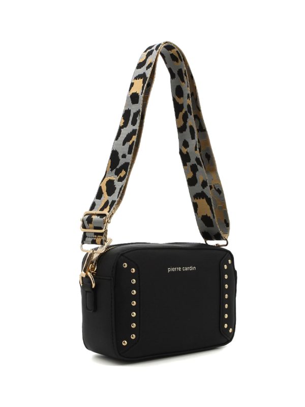 Pierre Cardin Zea Studded Crossbody Black
