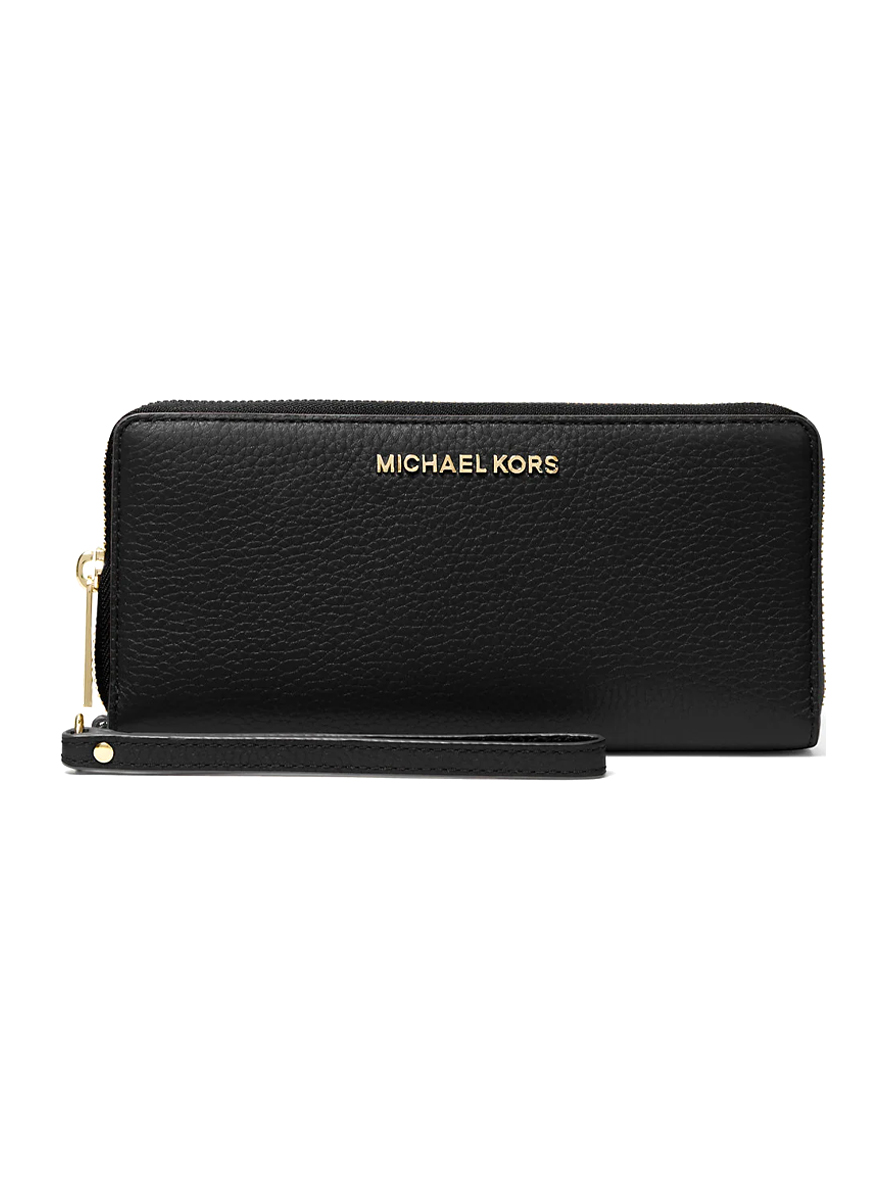Michael Kors Jet Set Large Continental Travel Wallet Black