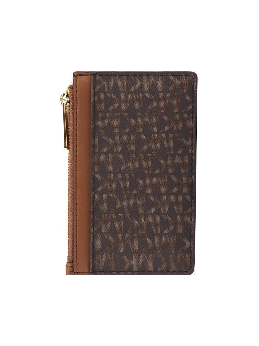 Michael Kors Jet Set Travel Medium Logo Card Case Brown