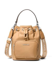 Michael Kors Khai Small Nylon Bucket Bag Peanut