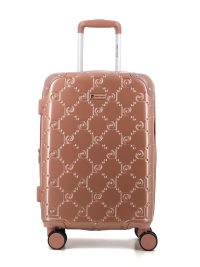 Pierre Cardin Orion Hard Case Luggage Bag Rose Gold