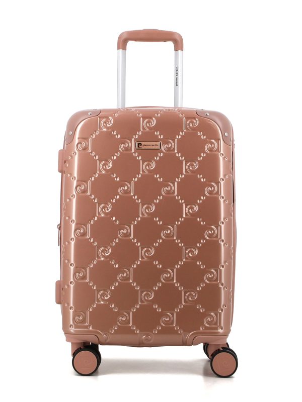 Pierre Cardin Orion Hard Case Luggage Bag Rose Gold