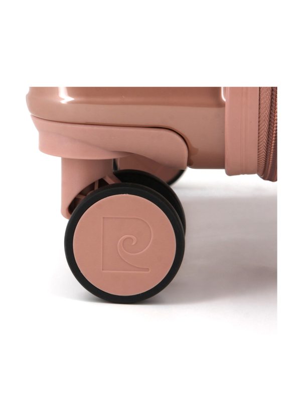 Pierre Cardin Orion Hard Case Luggage Bag Rose Gold
