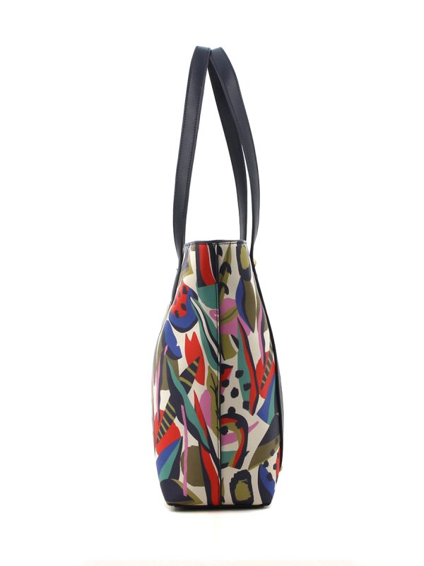 Pierre Cardin Zahara Printed Tote Bag Navy Print