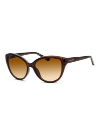 Calvin Klein Women's Cat-Eye Sunglasses Crystal Brown