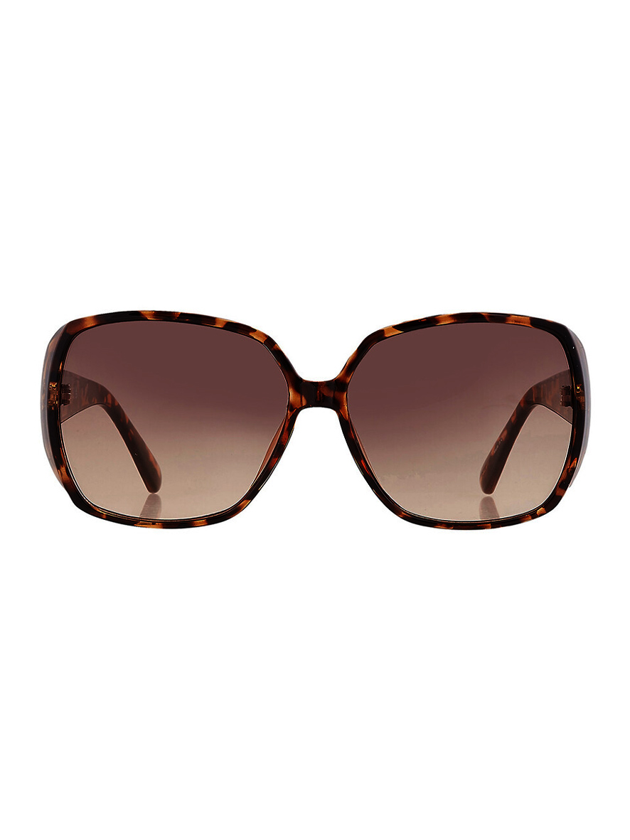 Guess Women's Butterfly Shaped Sunglasses Tortoise Shell Frame Brown Gradient Lens