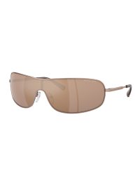 Michael Kors Aix Women's Sunglasses Mink Frame Gold Mirror Lens