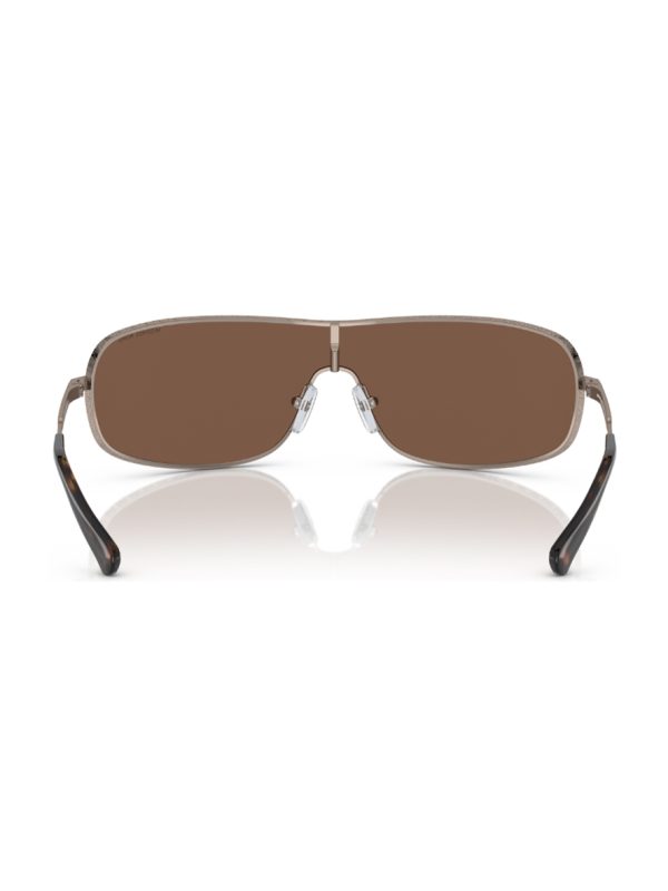 Michael Kors Aix Women's Sunglasses Mink Frame Gold Mirror Lens