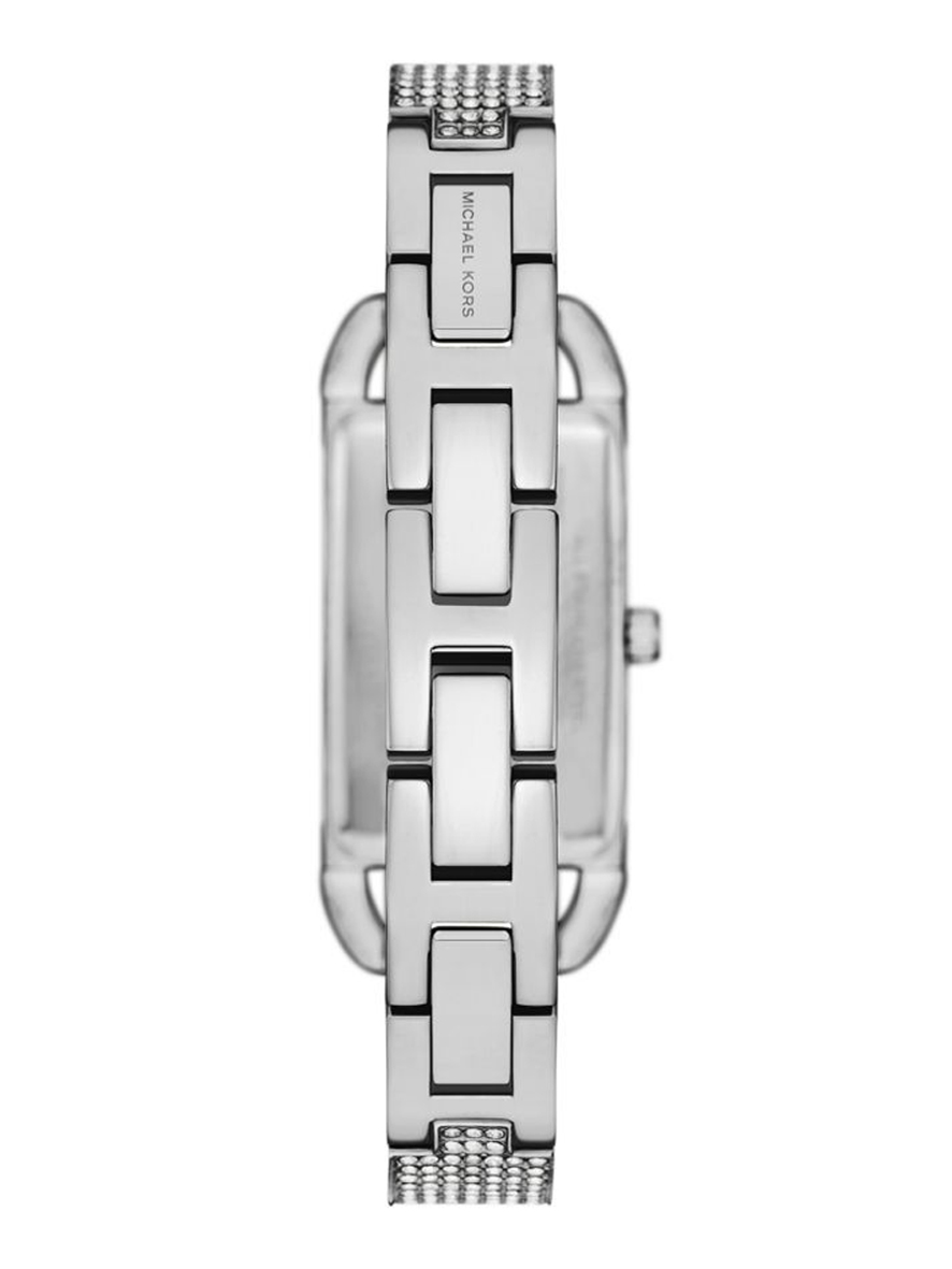 Michael Kors MK Empire Women's Silver Stainless Steel Paved Strap Watch