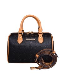 Sissy Boy Bowler Embossed Bag Black