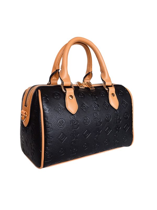 Sissy Boy Bowler Embossed Bag Black